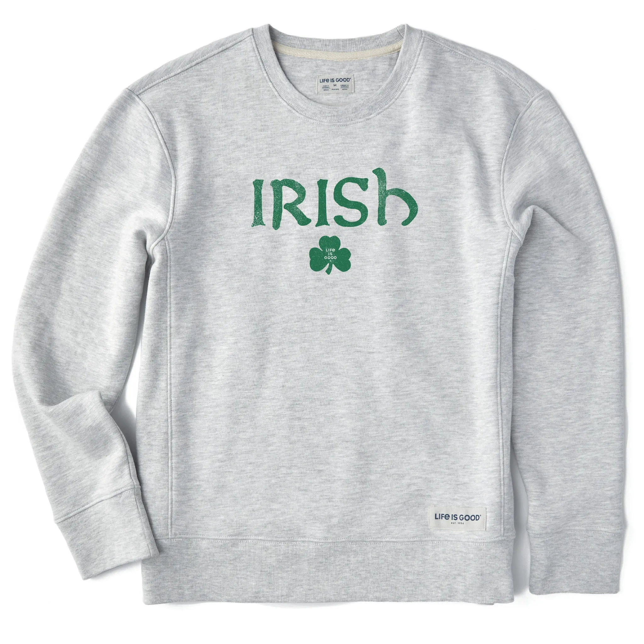 Women's Irish Clover 2 Simply True Crew sold by Life is Good product image thumbnail 3