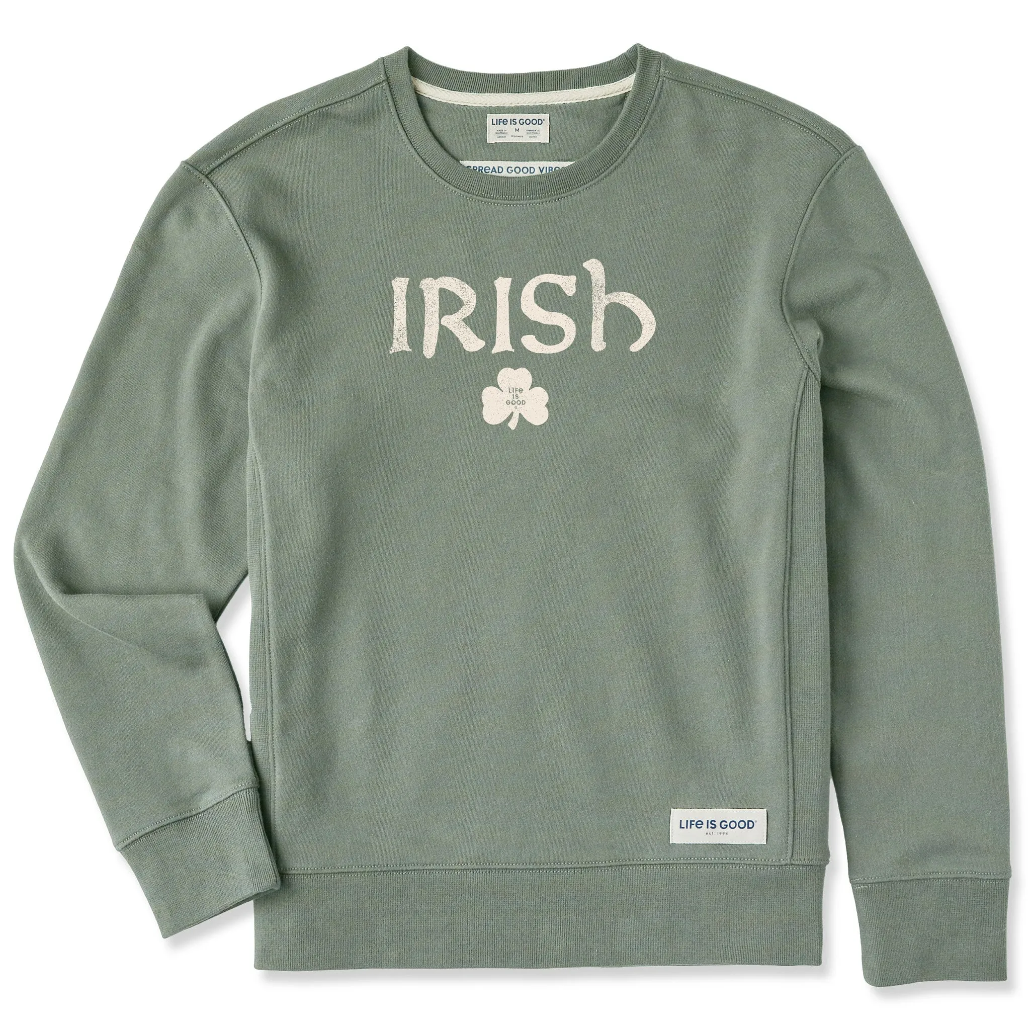 Women's Irish Clover 2 Simply True Crew sold by Life is Good product image thumbnail 5