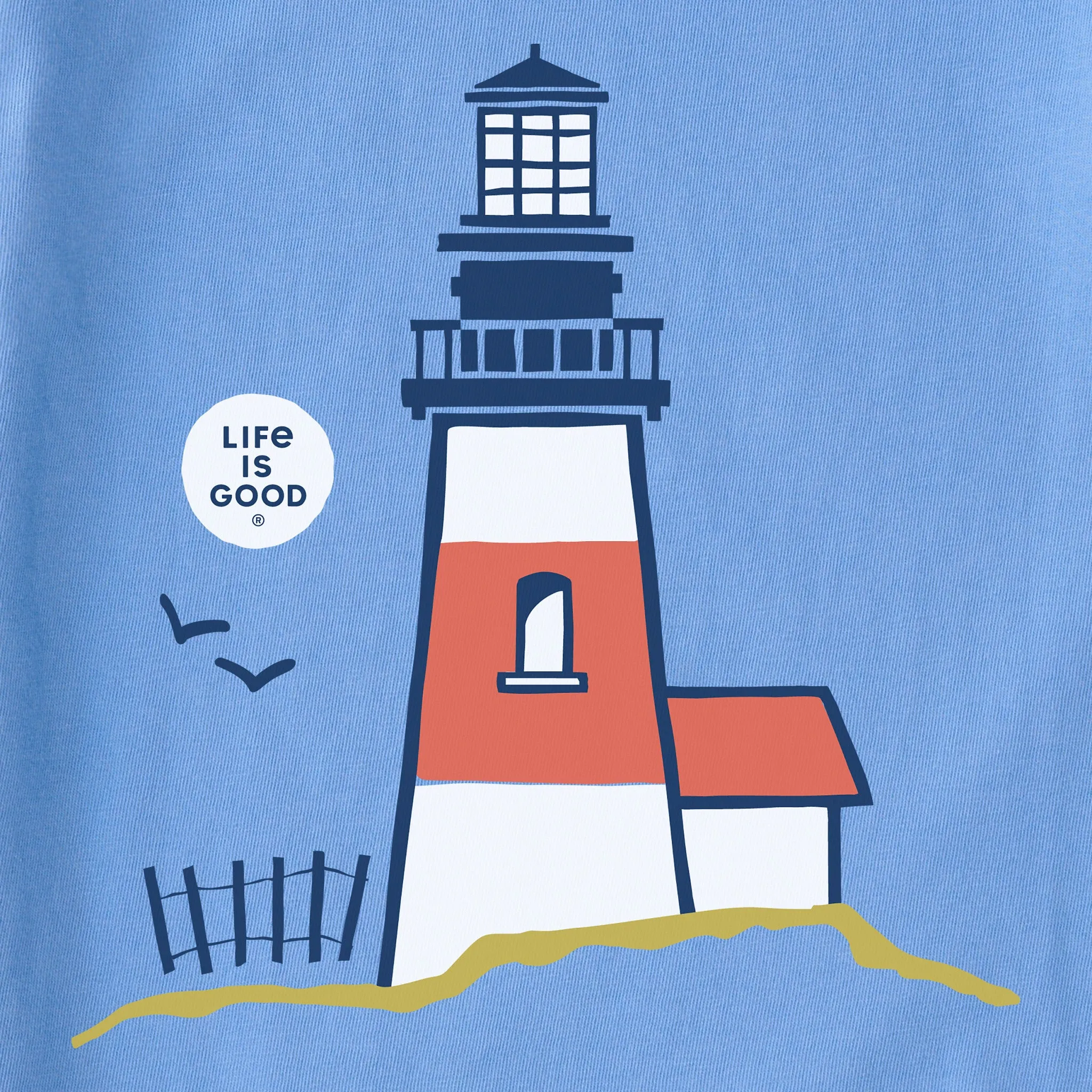 Women's Beach Lighthouse Short Sleeve Tee sold by Life is Good product image thumbnail 4