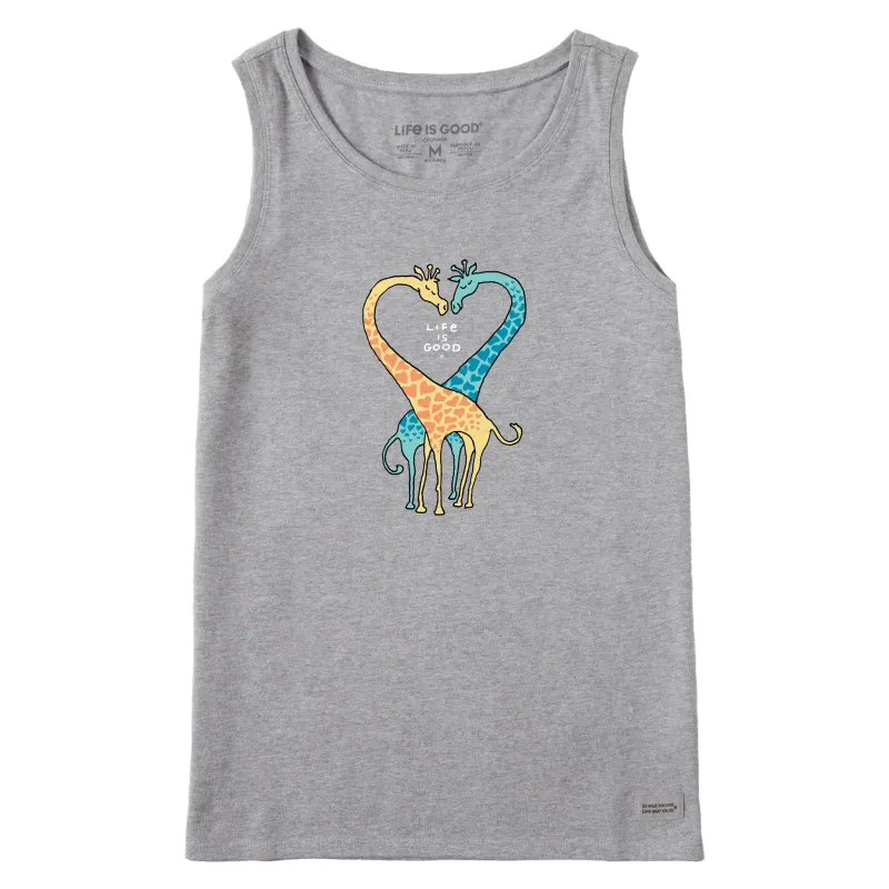 Women's Giraffe Heart Crusher Tank sold by Life is Good
