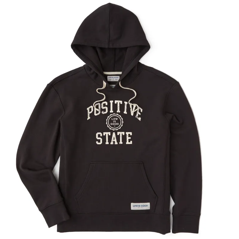 Women's Positive State Simply True Fleece Hoodie sold by Life is Good