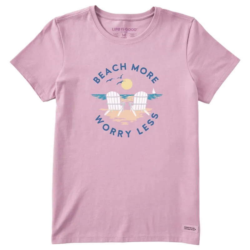 Women's Adirondack Beach More Short Sleeve Crusher Tee sold by Life is Good