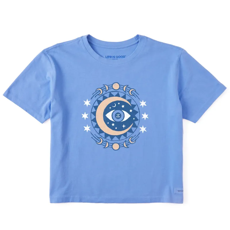 Women's Celestial Eye Short Sleeve Crusher Boxy Tee sold by Life is Good