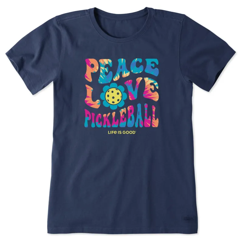 Women's Tie Dye Pickleball Short Sleeve Tee sold by Life is Good