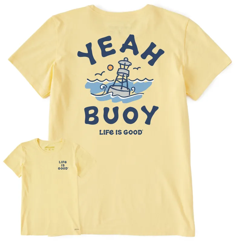 Women's Vintage Yeah Buoy Short Sleeve Tee sold by Life is Good