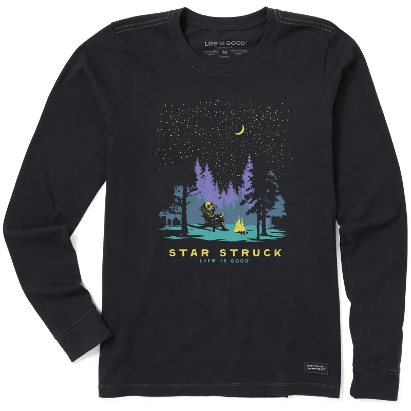 Women's Star Struck Alien Long Sleeve Crusher Tee sold by Life is Good