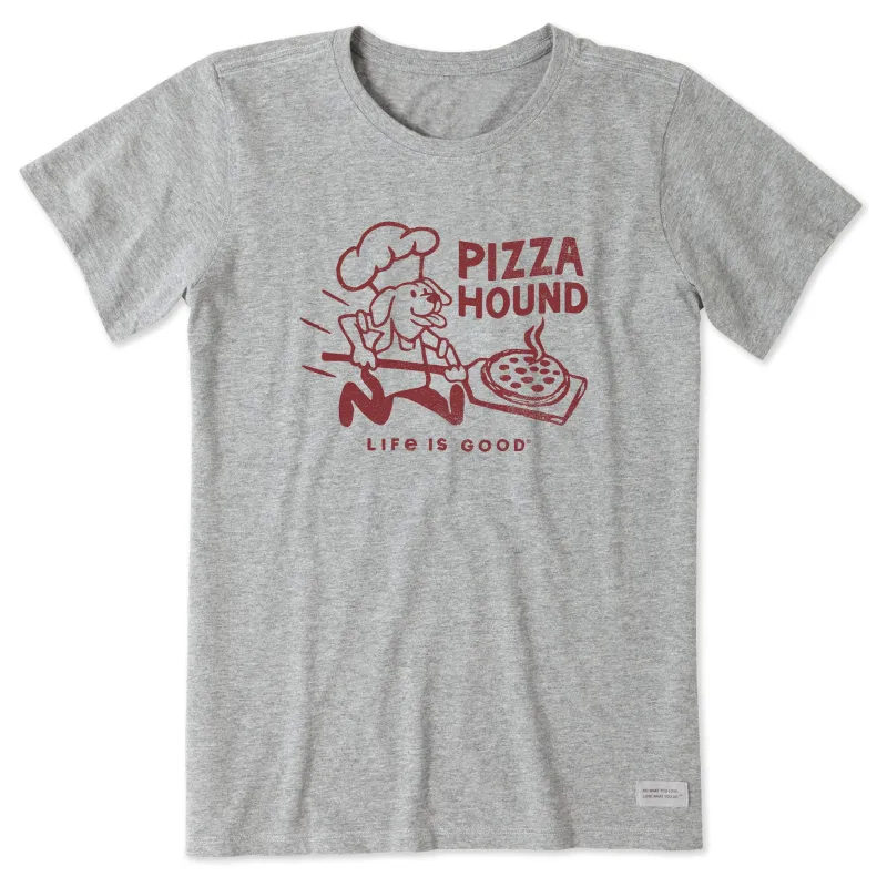 Women's Pizza Hound Short Sleeve Crusher Tee sold by Life is Good