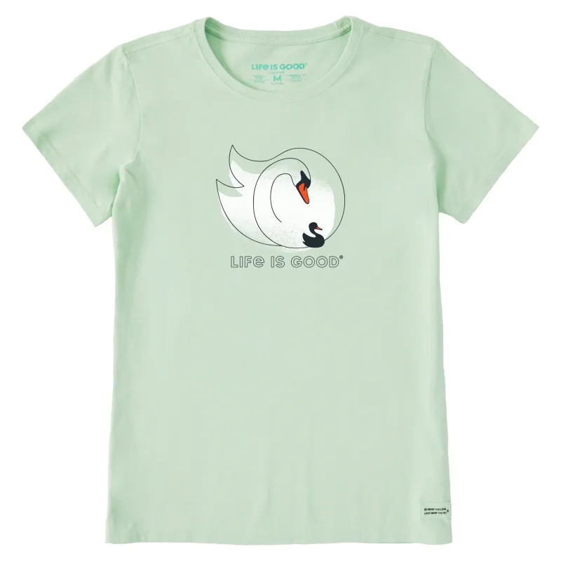 Women's Mama Swan Short Sleeve Crusher Tee sold by Life is Good