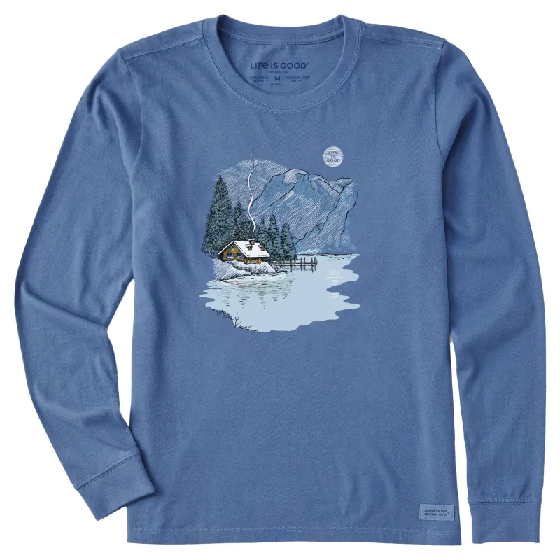 Women's Winter View Long Sleeve Crusher Tee made by Life is Good