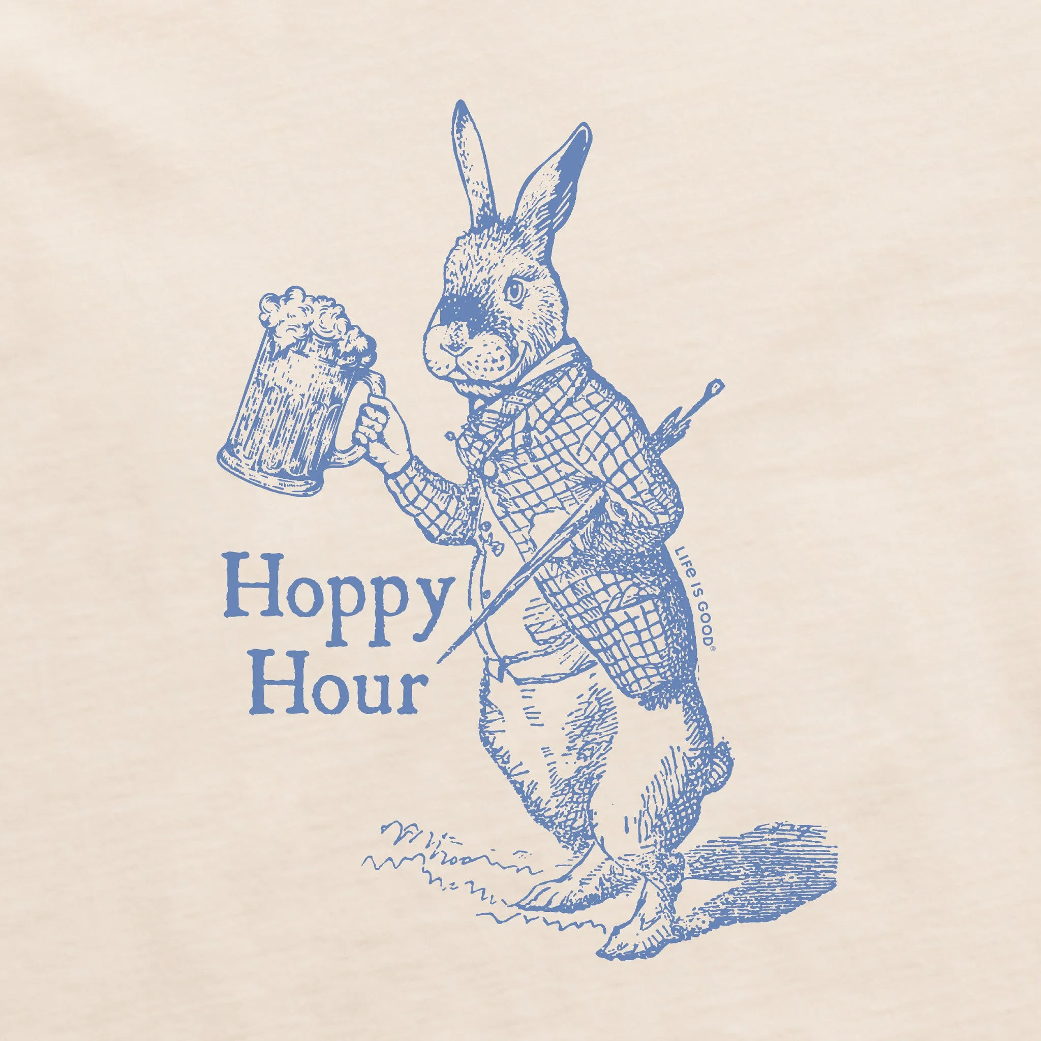 Women's Hoppy Hour Rabbit Short Sleeve Tee sold by Life is Good product image thumbnail 2