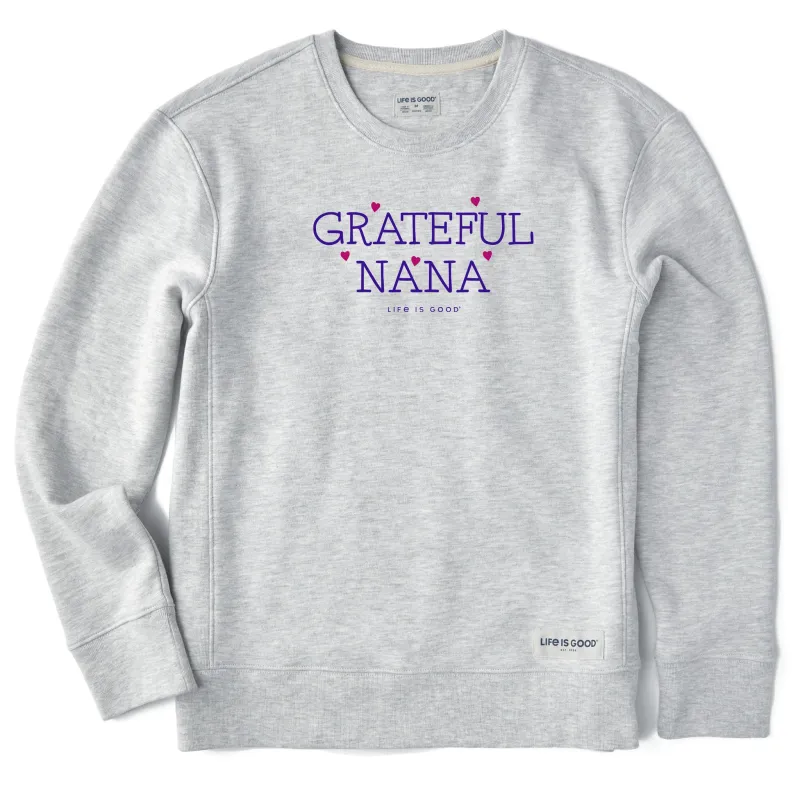 Women's Grateful Nana Simply True Crew sold by Life is Good