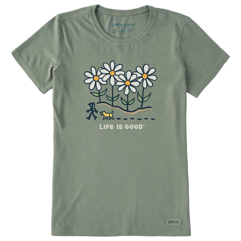Women's Daisy Hike Short Sleeve Crusher Tee sold by Life is Good