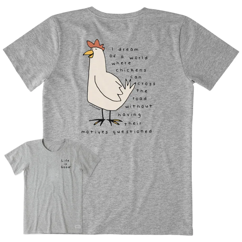 Women's Chicken Motives Short Sleeve Tee sold by Life is Good