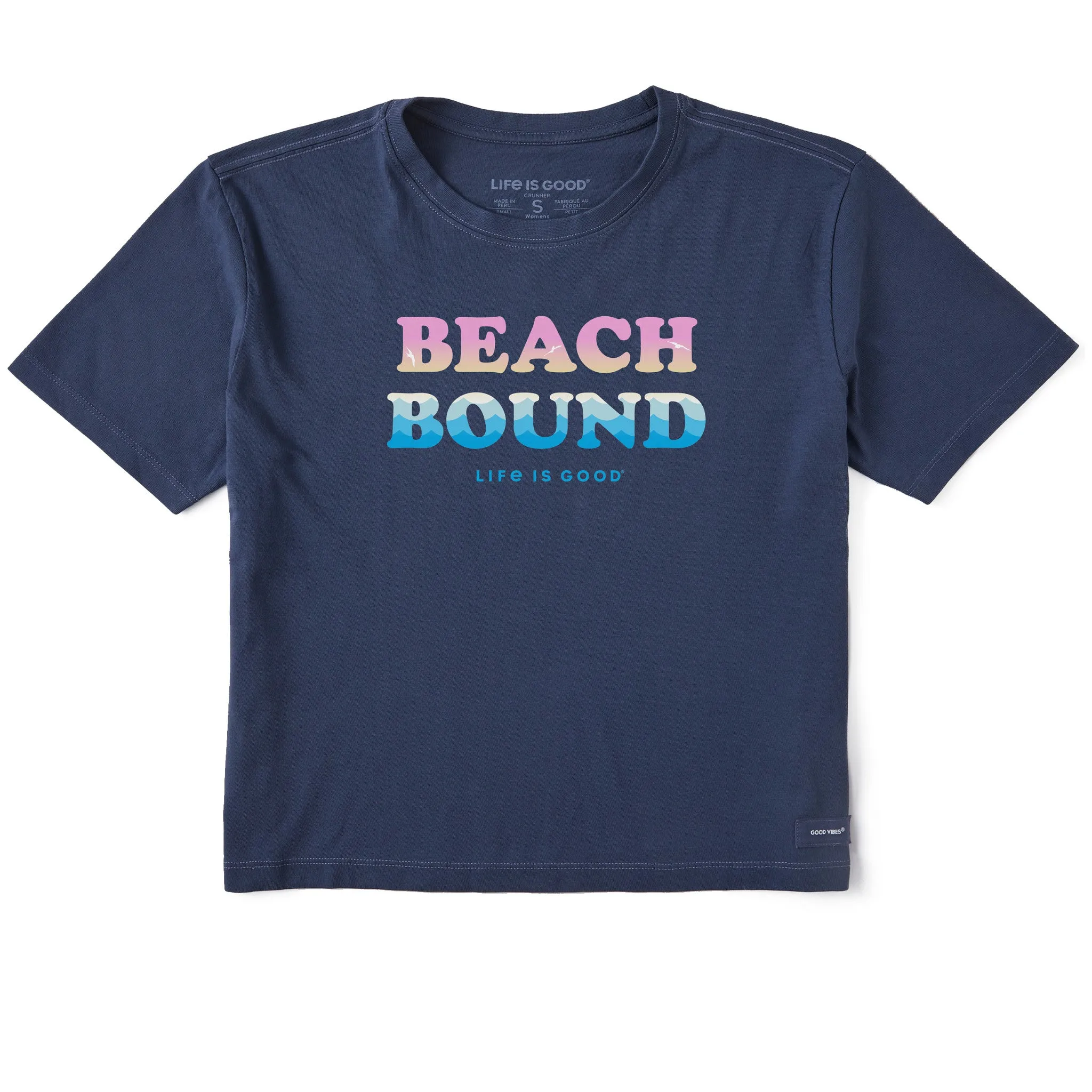 Women's Beach Bound Sunset Short Sleeve Crusher Boxy Tee sold by Life is Good product image thumbnail 3