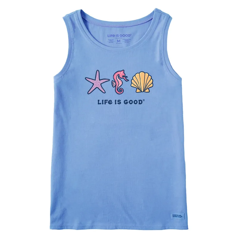 Women's Sea Life Trio Crusher Tank sold by Life is Good
