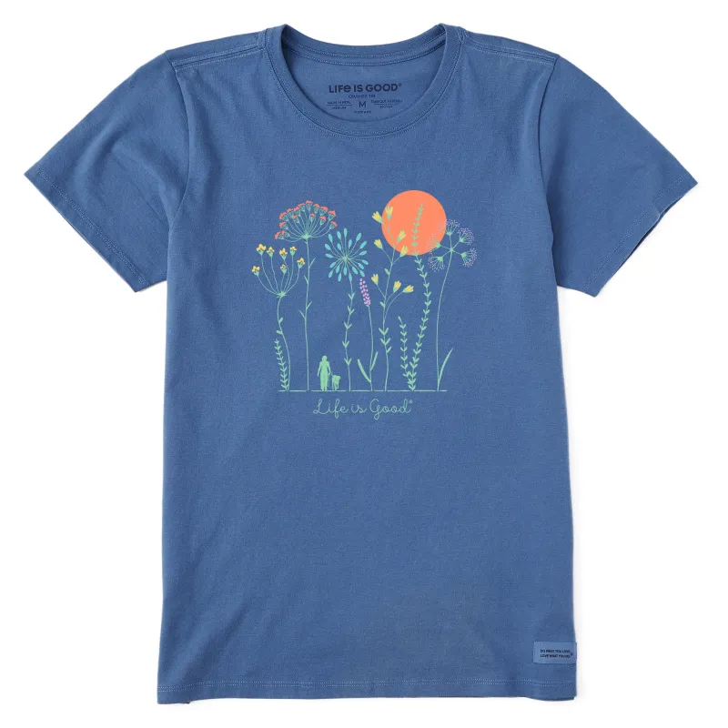 Women's Wildflower Walk Short Sleeve Tee sold by Life is Good