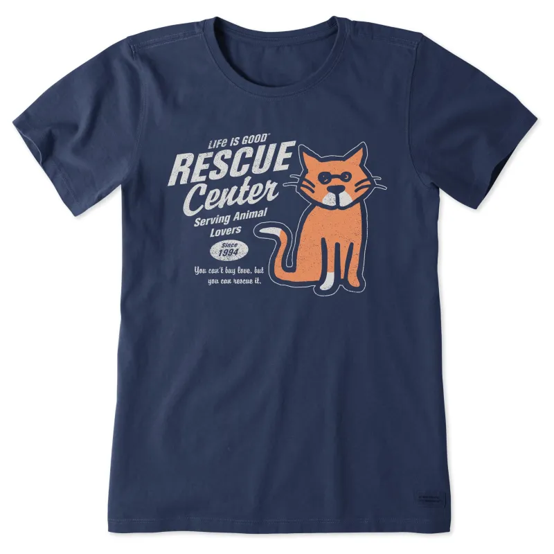 Women's Rescue Center Al Short Sleeve Crusher Tee made by Life is Good