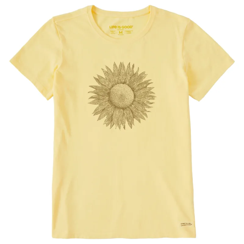 Women's Fineline Sunflower Short Sleeve Tee sold by Life is Good