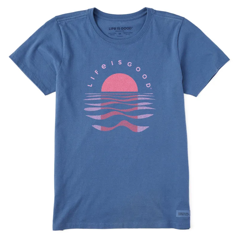 Women's Sundown Sea Short Sleeve Tee sold by Life is Good