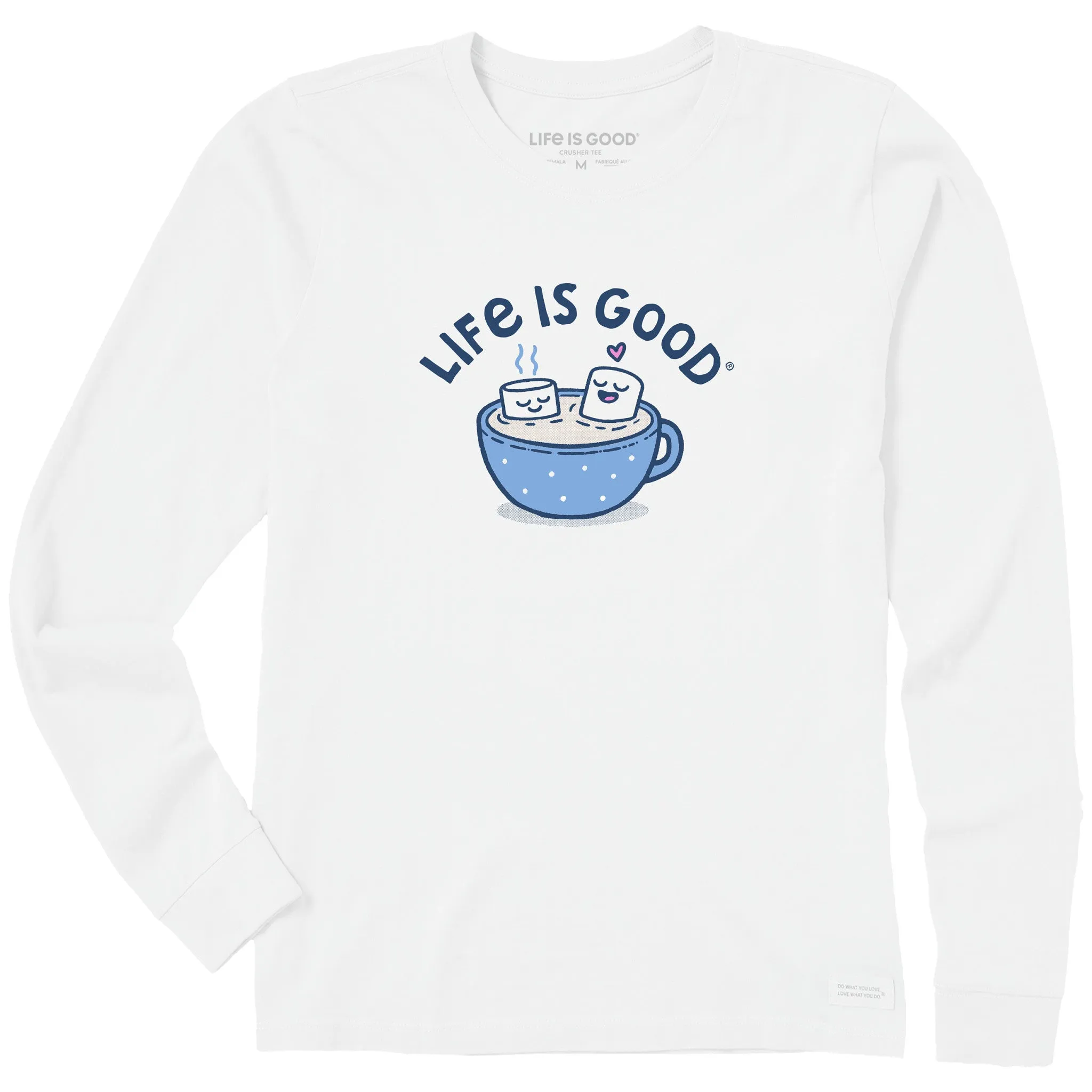 Women's Cocoa Time Long Sleeve Crusher Tee sold by Life is Good product image thumbnail 5