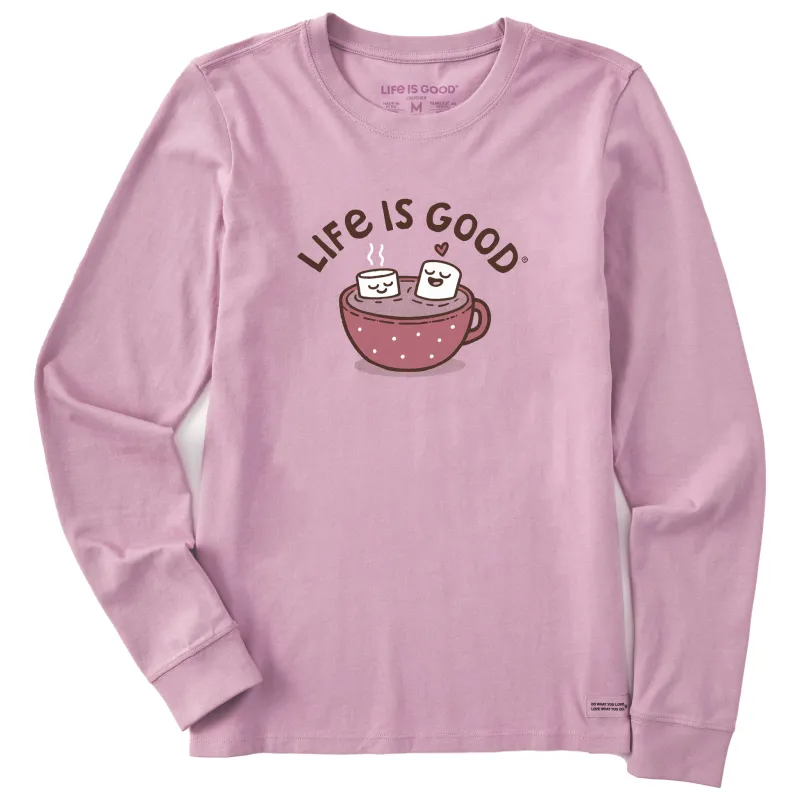 Women's Cocoa Time Long Sleeve Crusher Tee made by Life is Good