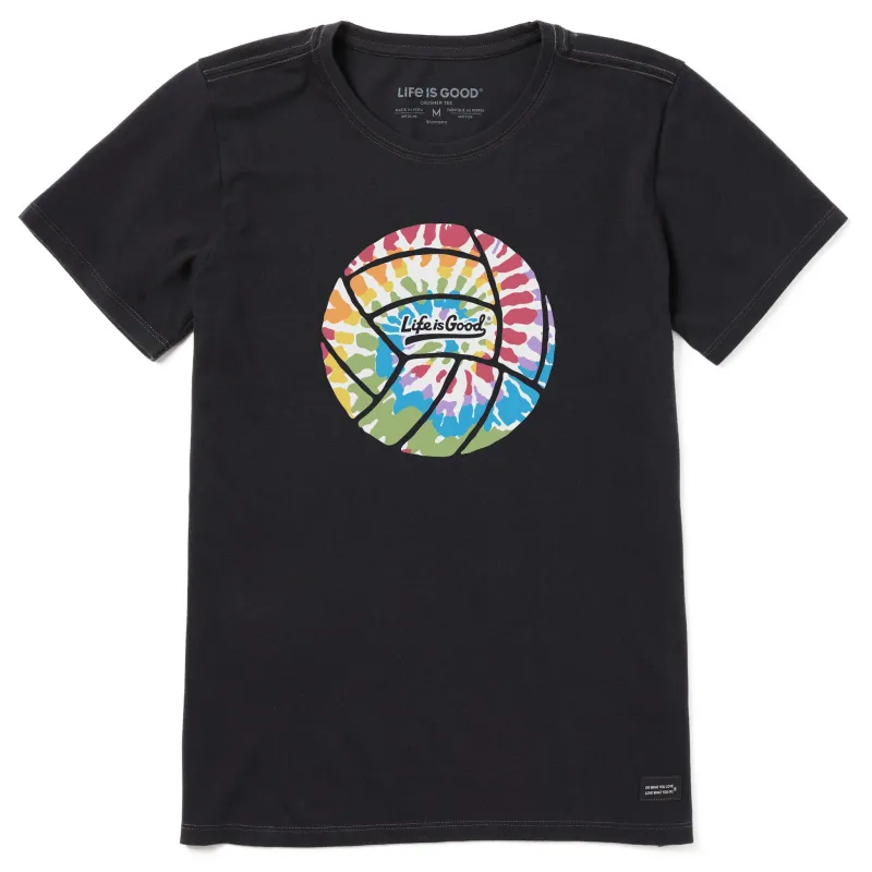 Women's Tie Dye Volleyball Short Sleeve Tee sold by Life is Good