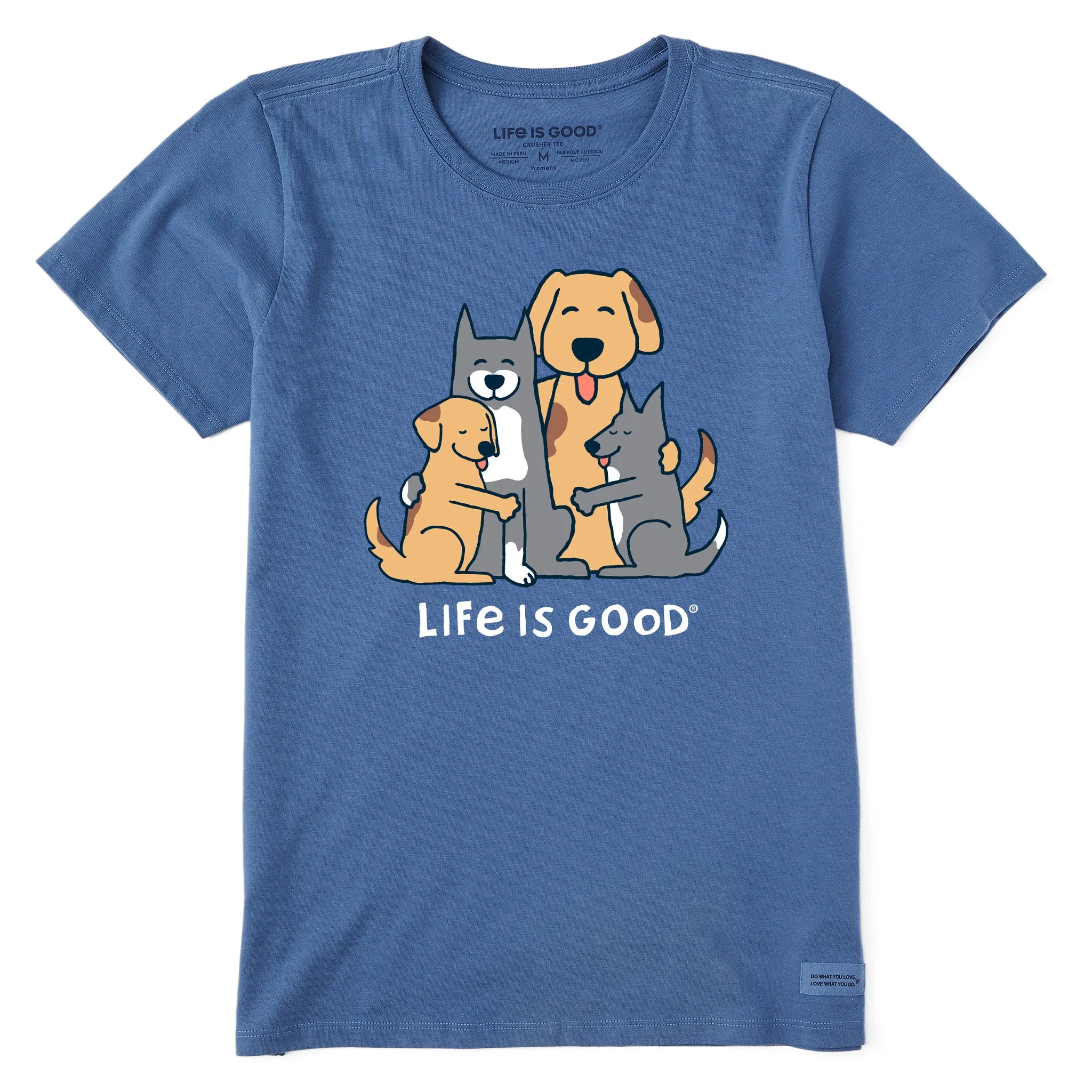 Women's Loving Dog Family Short Sleeve Tee sold by Life is Good product image thumbnail 5