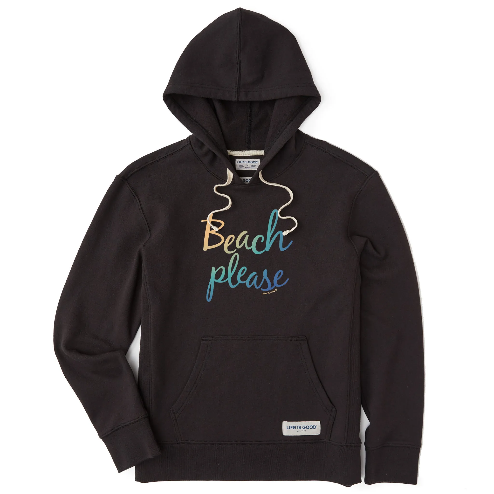 Women's Beach Please Simply True Fleece Hoodie sold by Life is Good