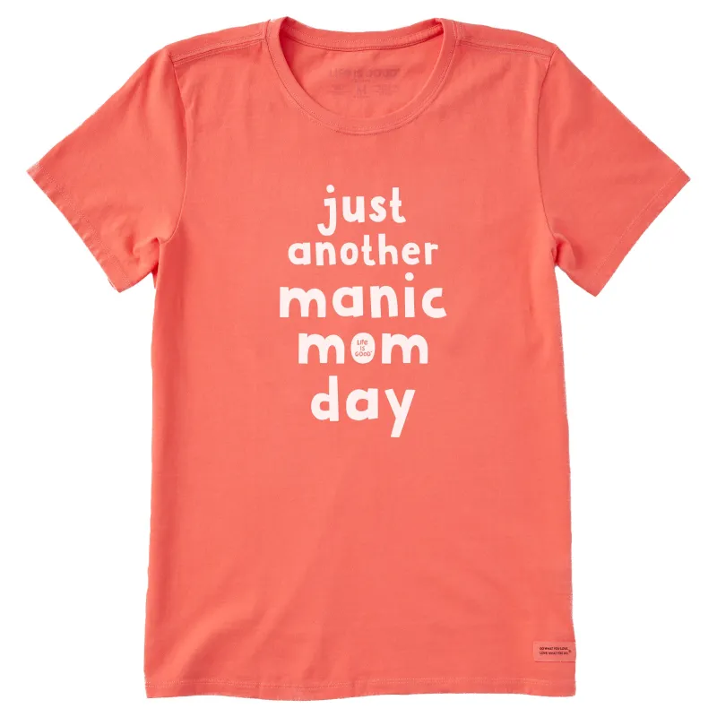 Women's Manic Mom Day Short Sleeve Tee sold by Life is Good