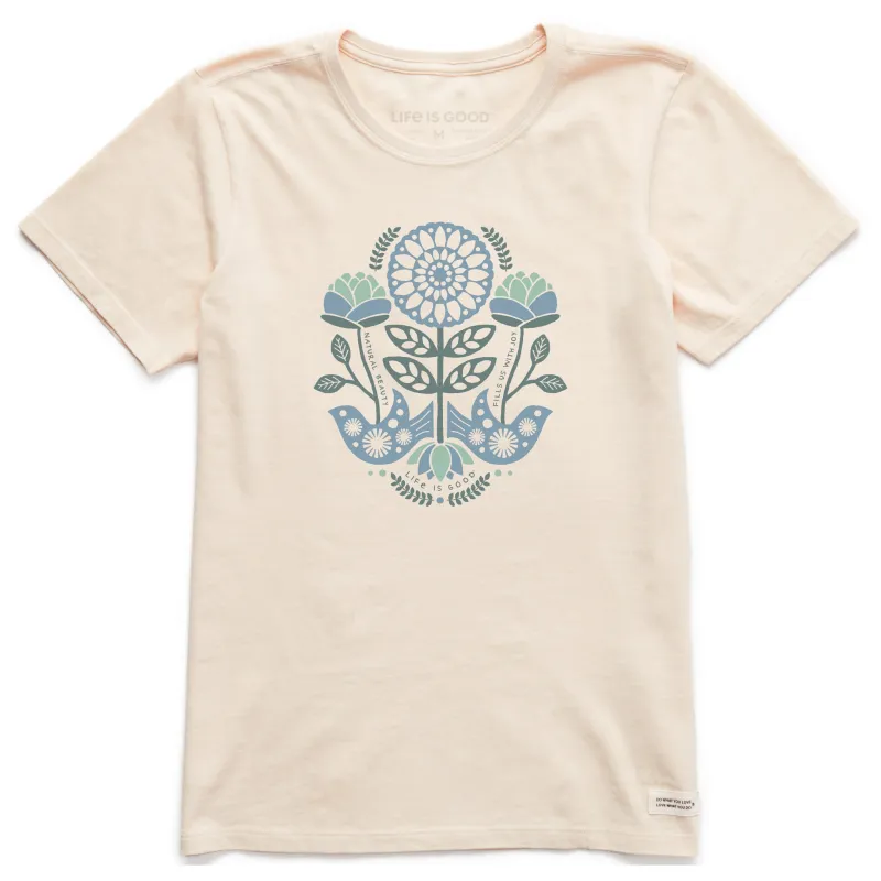 Women's Mirror Natural Beauty Short Sleeve Crusher Tee sold by Life is Good