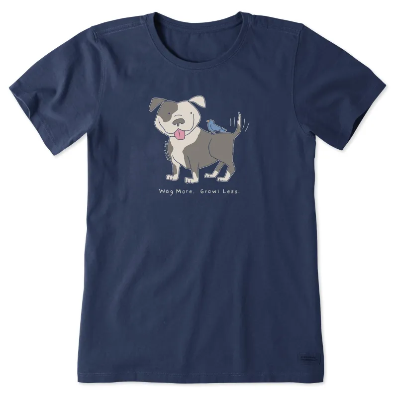 Women's Pit Growl Less Short Sleeve Tee sold by Life is Good