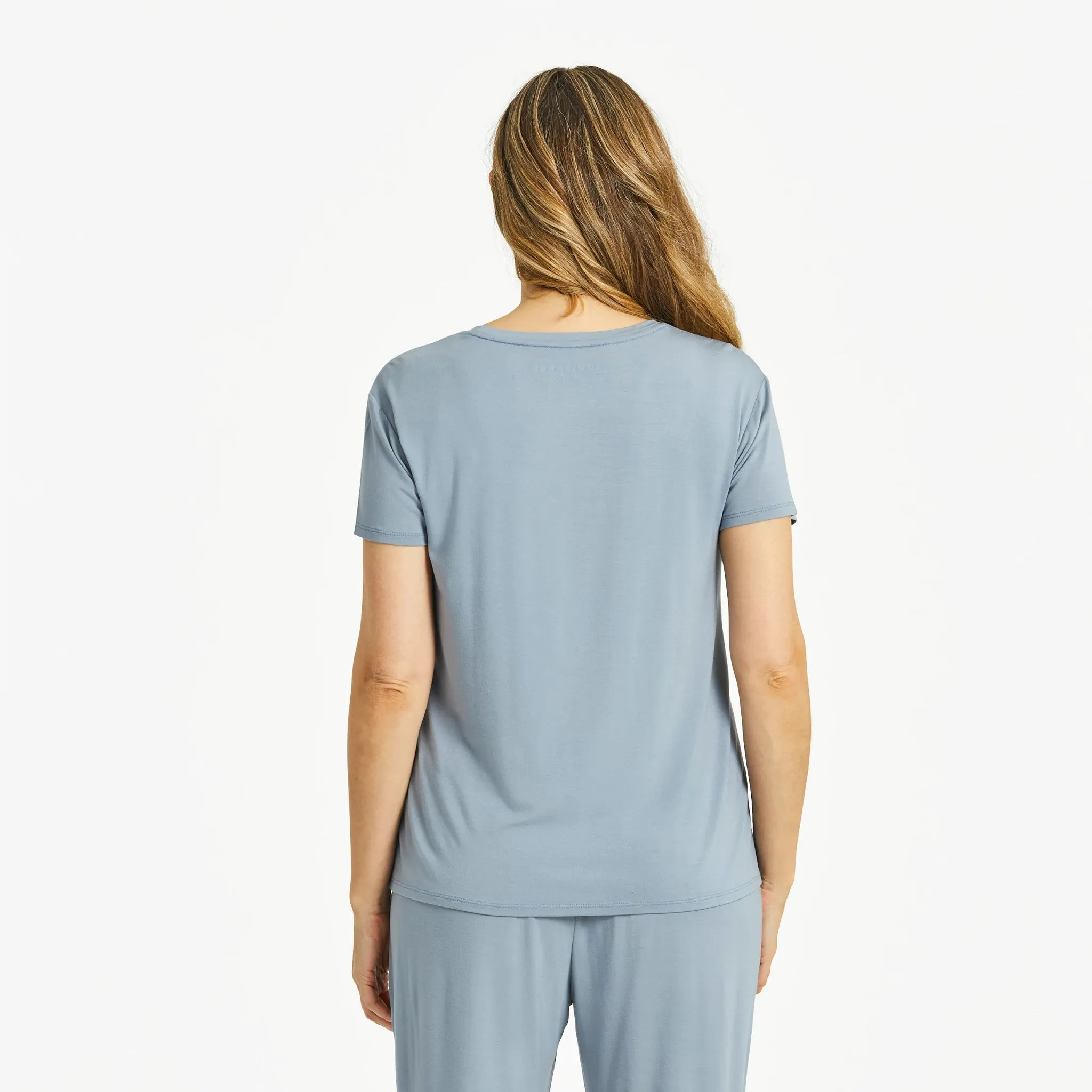 Women's Solid Lightweight Sleep Tee sold by Life is Good product image thumbnail 5