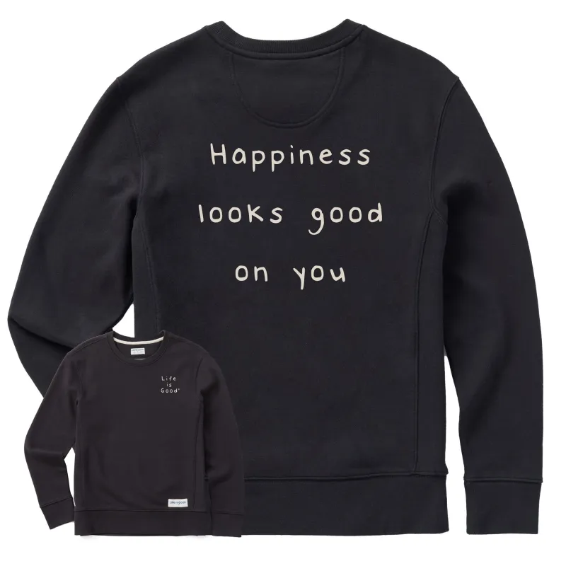 Women's Happiness Looks Good on You Simply True Crew sold by Life is Good
