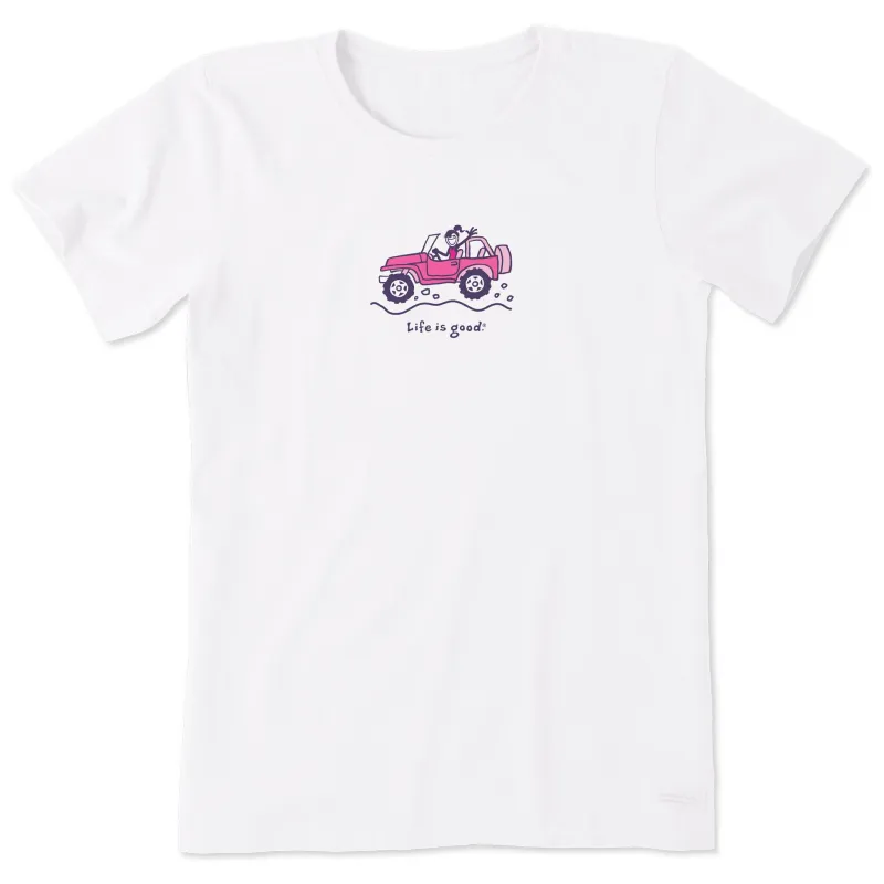 Women's Jackie Off Road Short Sleeve Crusher Tee sold by Life is Good