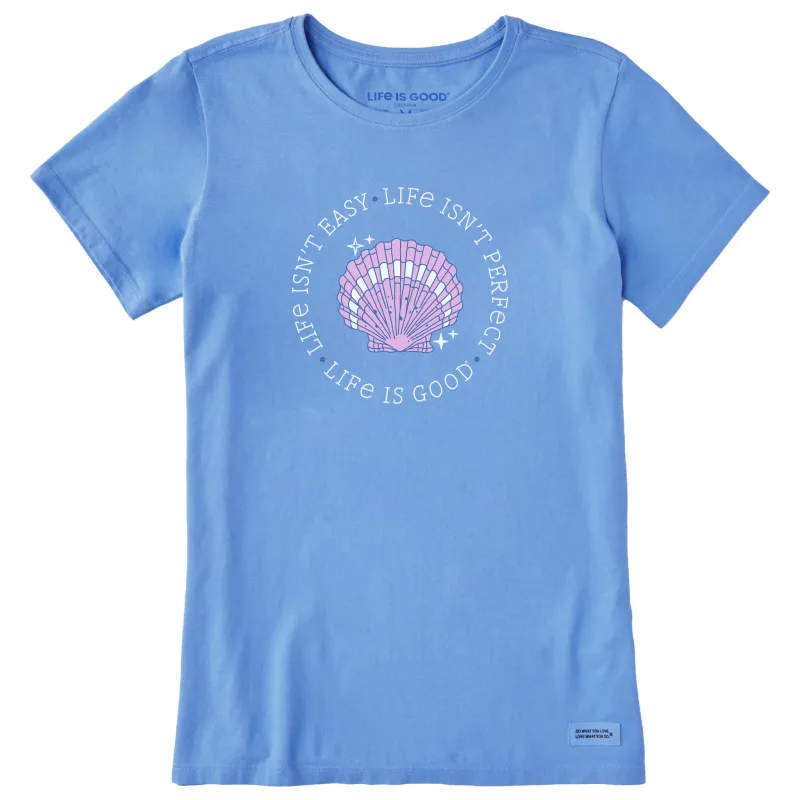 Women's Life isn't Easy Shell Short Sleeve Tee sold by Life is Good