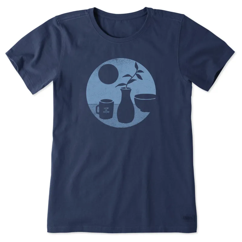 Women's Ceramic Sunset Short Sleeve Tee sold by Life is Good