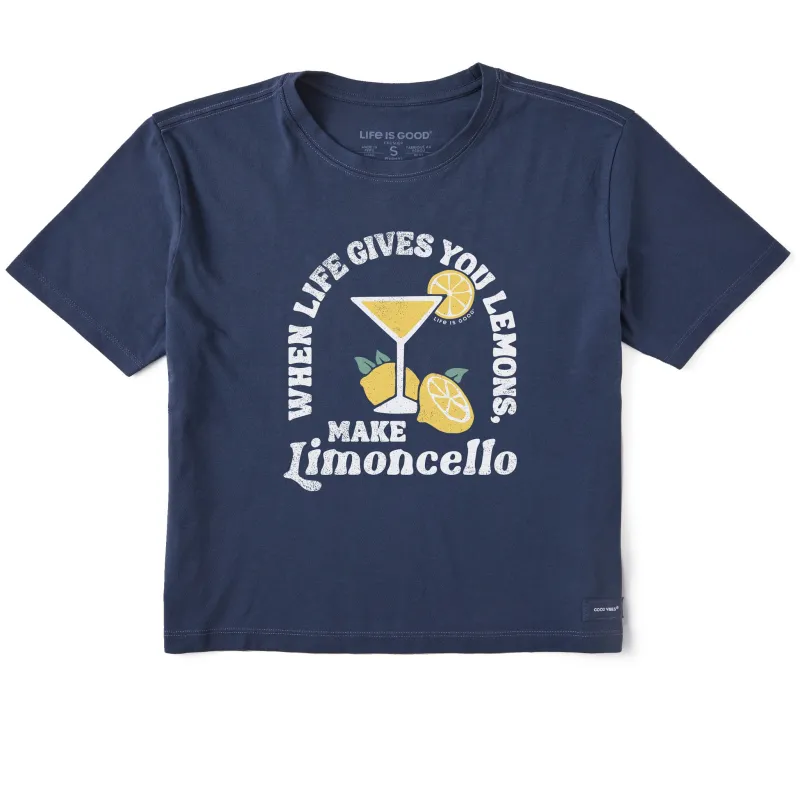 Women's Limoncello Short Sleeve Crusher Boxy Tee sold by Life is Good