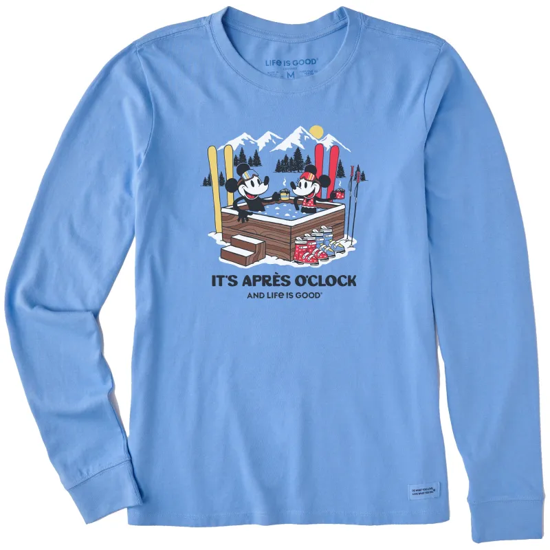 Women's It's Apres O Clock Long Sleeve Crusher Tee sold by Life is Good