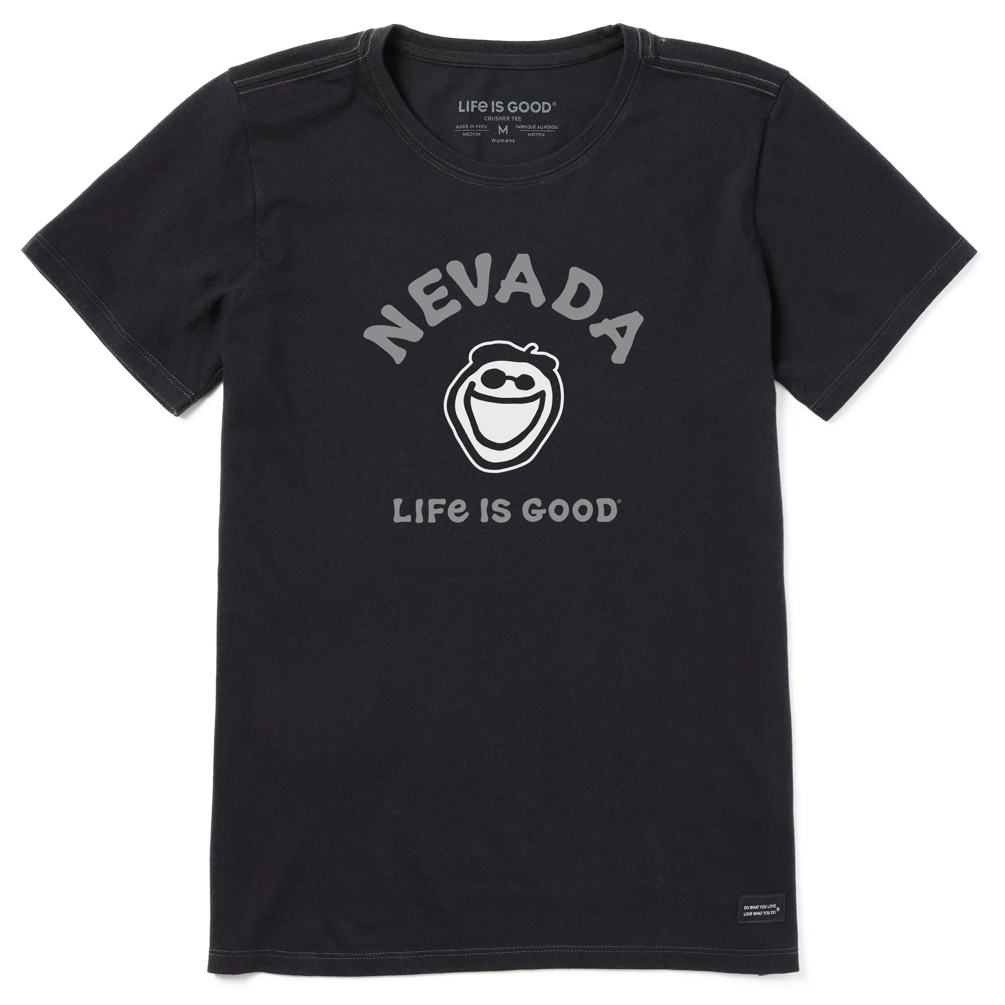 Women's Jake Nevada Short Sleeve Crusher Tee sold by Life is Good