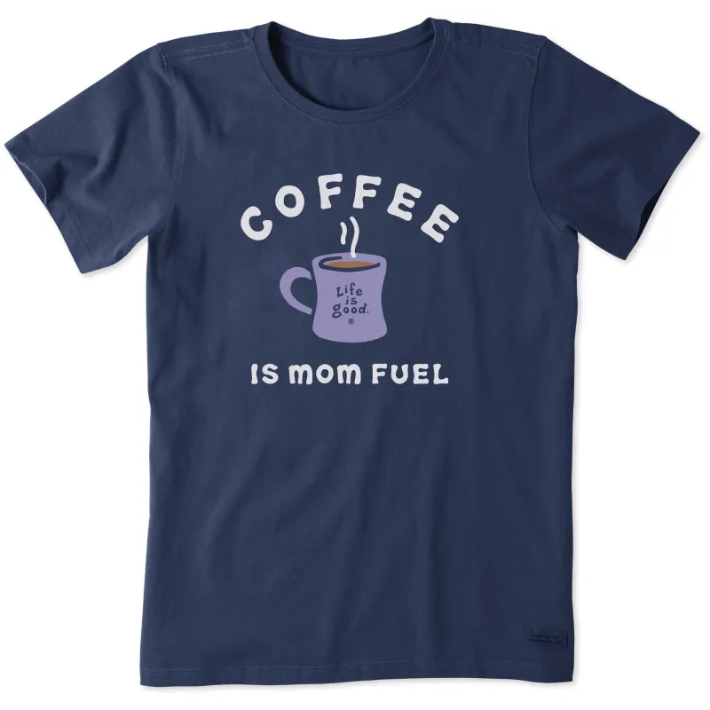 Women's Coffee is mom fuel Short Sleeve Tee sold by Life is Good