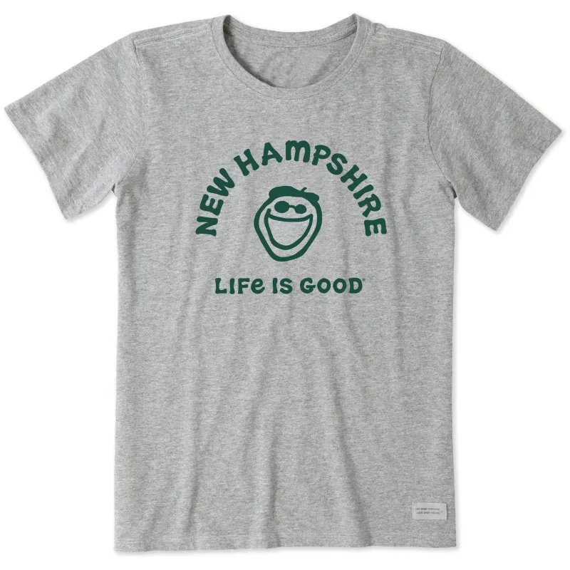 Women's Jake New Hampshire Short Sleeve Crusher Tee sold by Life is Good