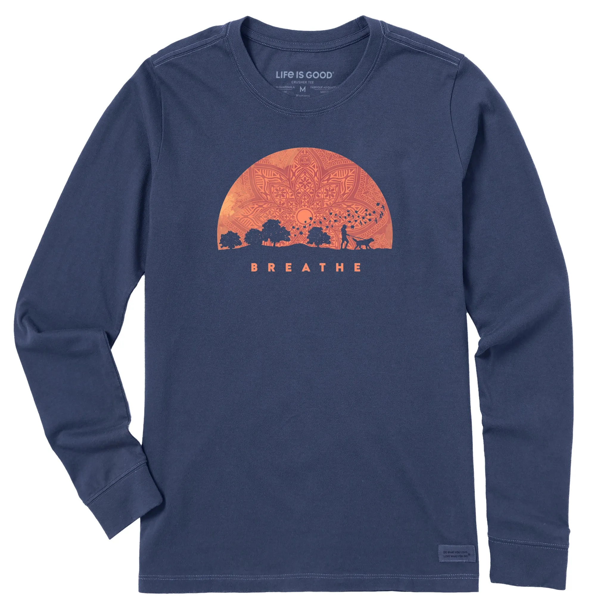 Women's Fall Walk Breathe Long Sleeve Crusher Tee sold by Life is Good