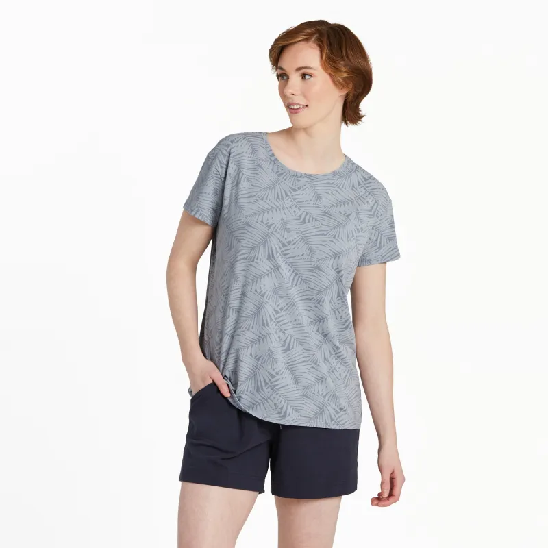 Women's Layered Fern Pattern Crusher-LITE Easy Tee sold by Life is Good