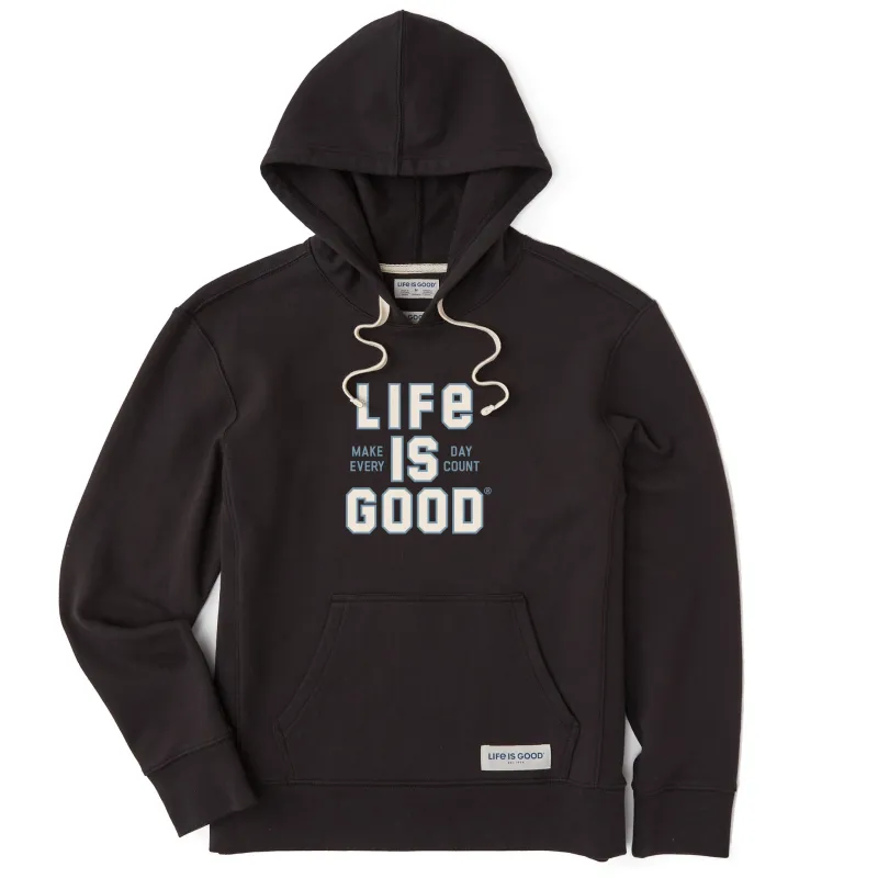 Women's Branded Stacked MEDC Simply True Fleece Hoodie sold by Life is Good