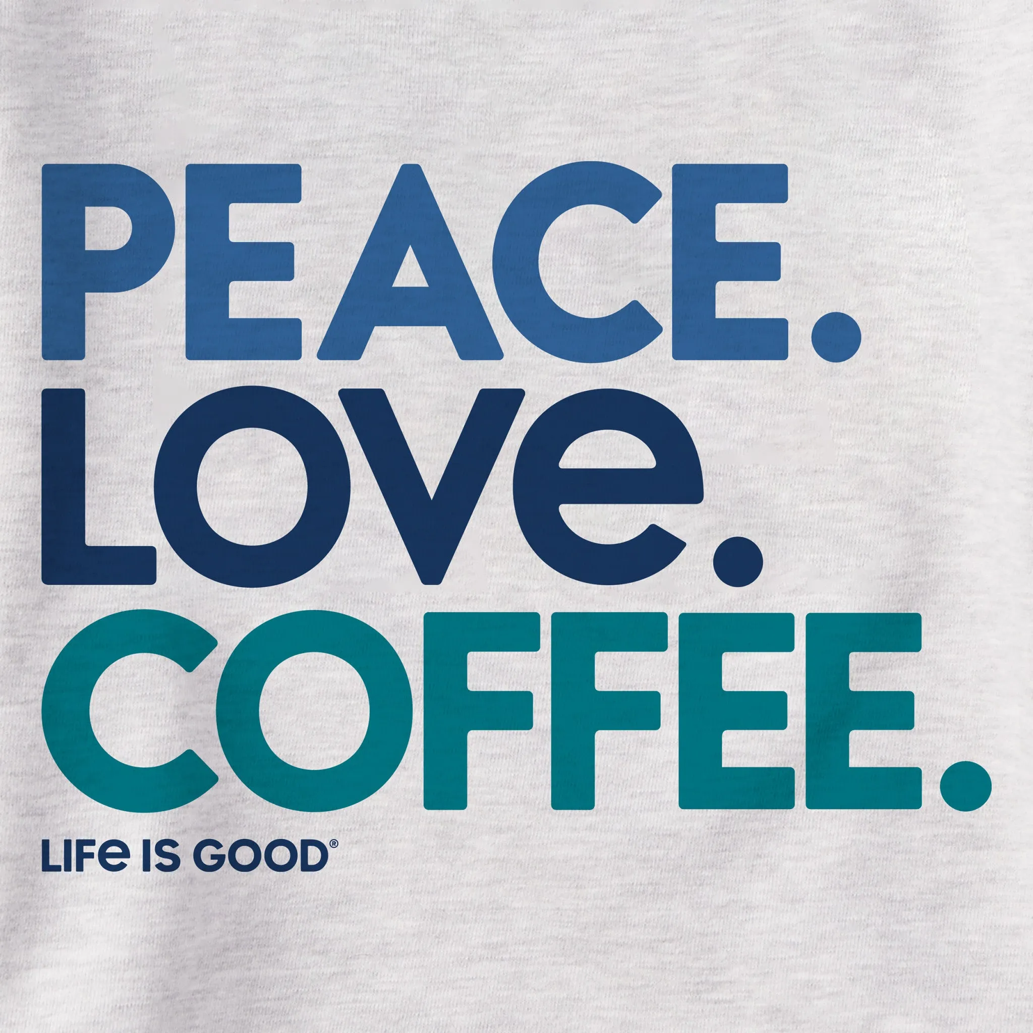 Women's Peace Love Coffee Simply True Crew sold by Life is Good product image thumbnail 2