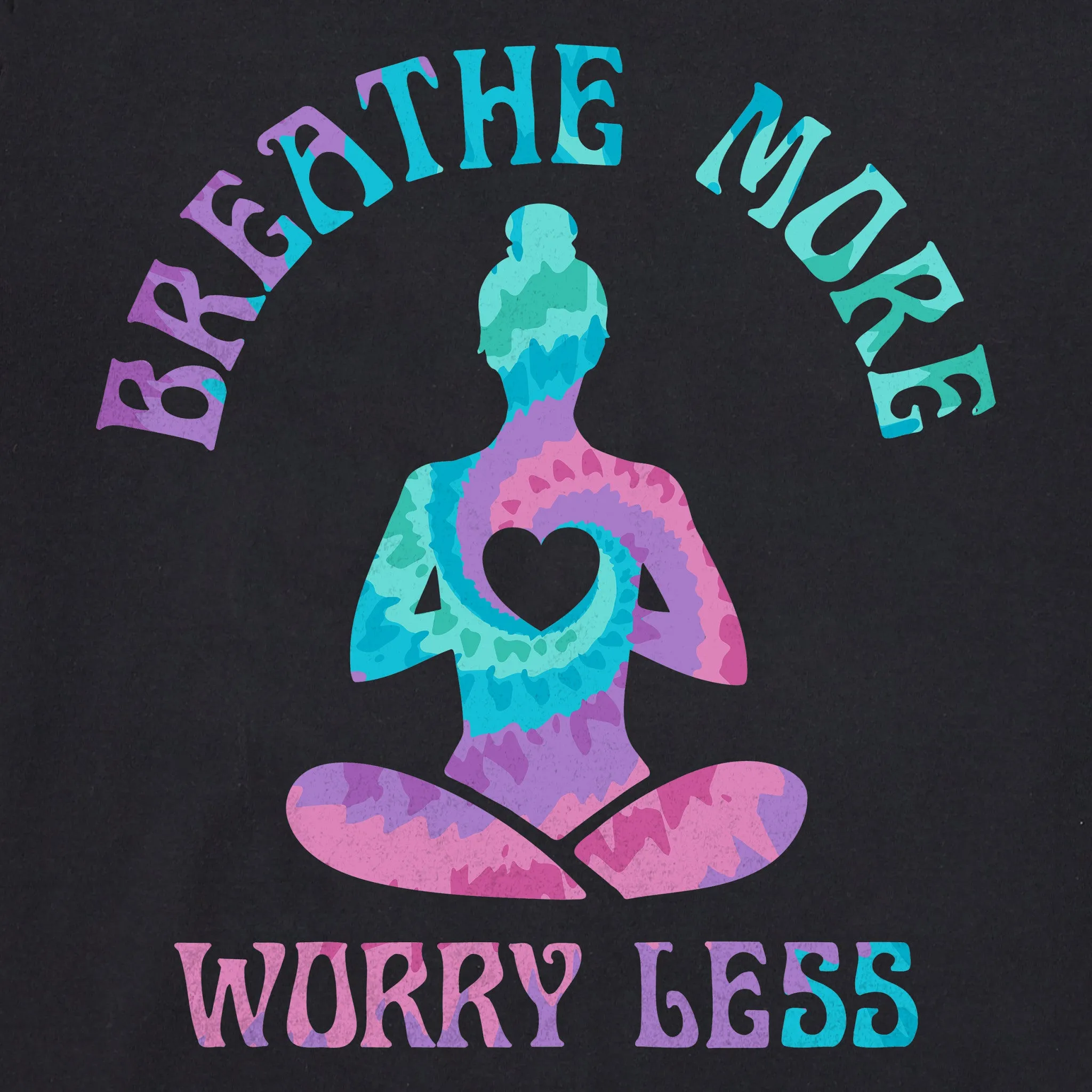 Women's Tie Dye Breathe More Short Sleeve Tee sold by Life is Good product image thumbnail 2