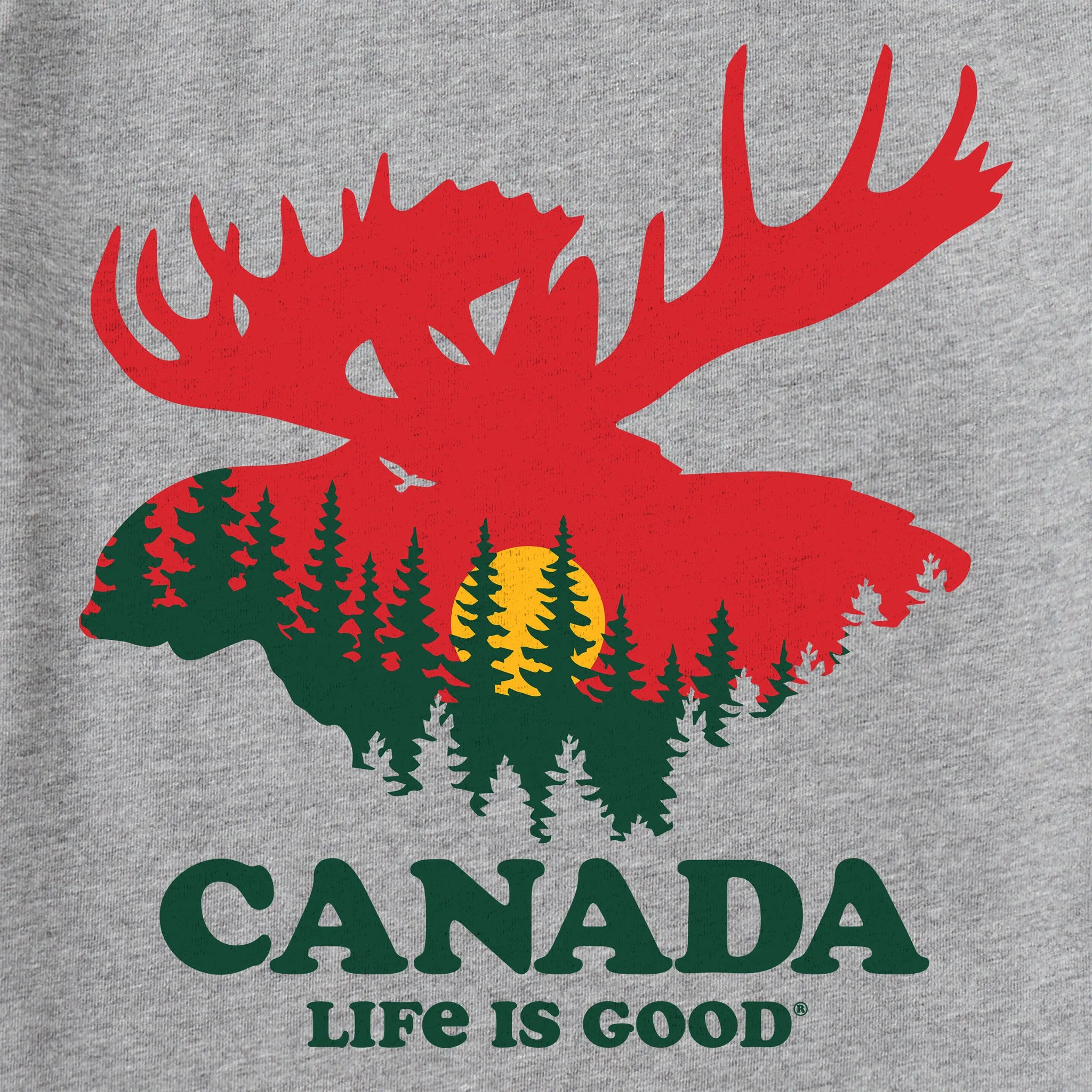 Women's Landscape Moose Canada Short Sleeve Crusher Tee sold by Life is Good product image thumbnail 2