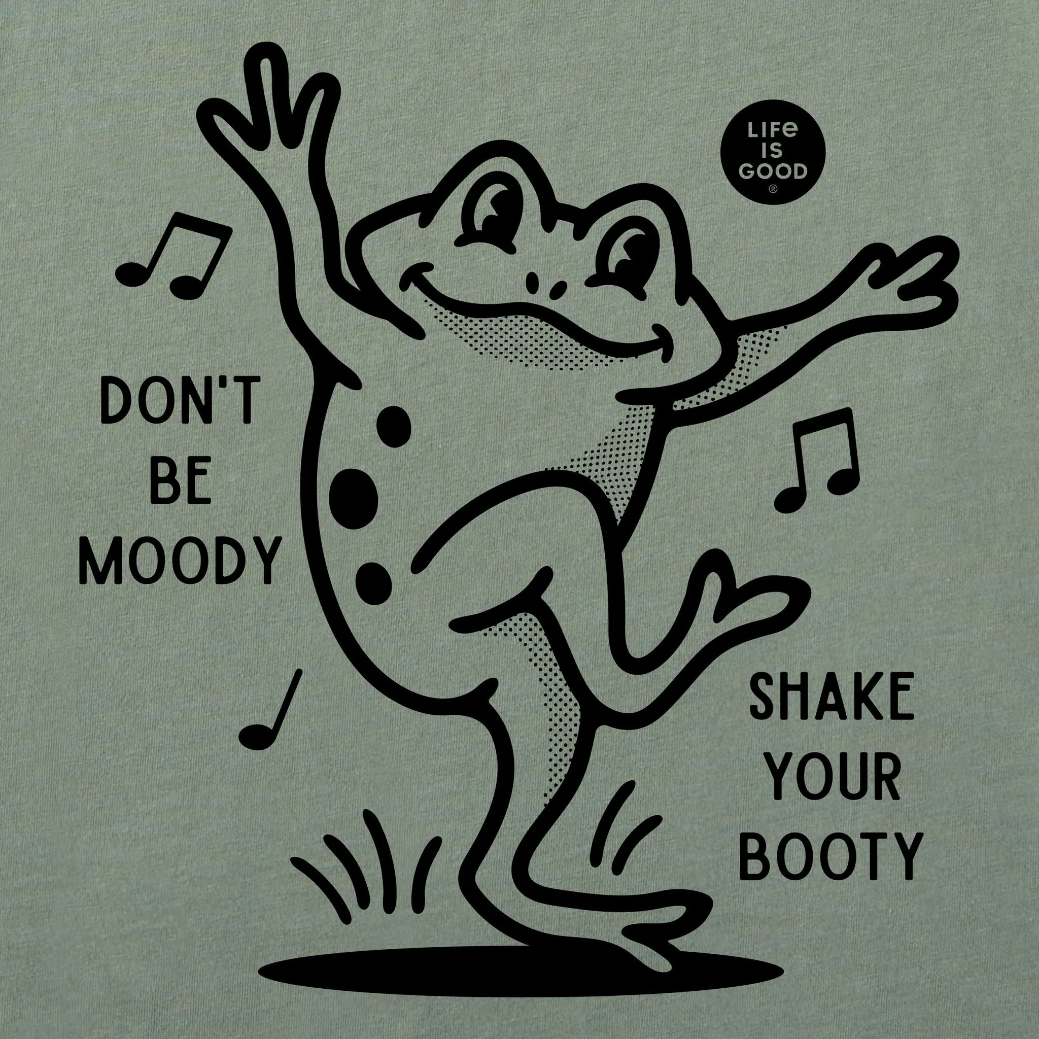 Women's Shake Your Booty Frog Short Sleeve Crusher Tee sold by Life is Good product image thumbnail 2