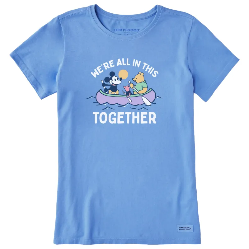 Women's We're All in This Together Canoe Short Sleeve Tee sold by Life is Good