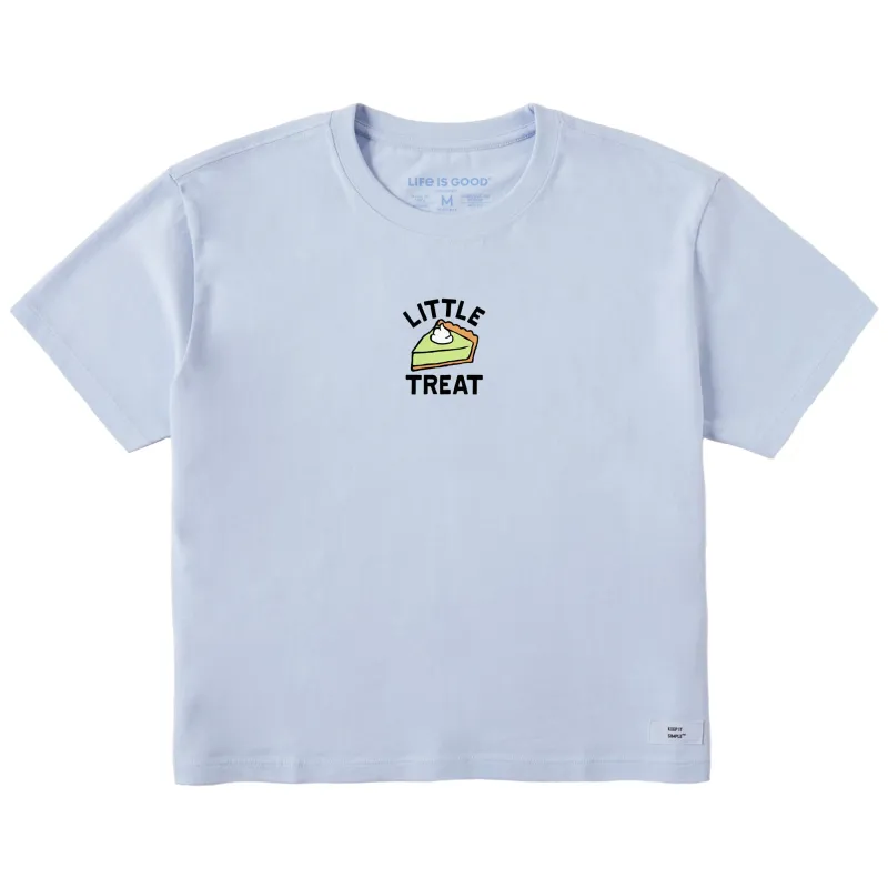 Women's Little Treat Pie Mini Short Sleeve Crusher Boxy Tee sold by Life is Good